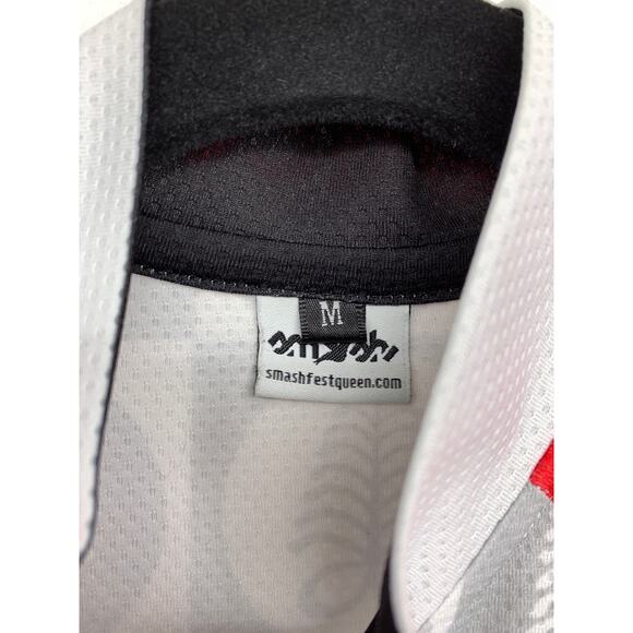 Smashfest Queen Cycling Jersey Women's Size Medium Black Red MCC Logo - Picture 3 of 5